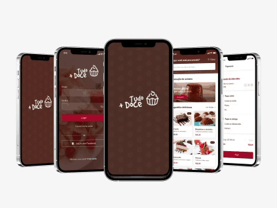 Prototype Mobile App Design - Desserts