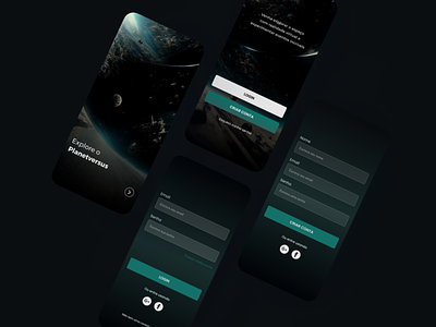 Mobile App Design - Planetversus