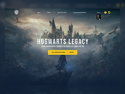 Landing Page - Hogwarts Legacy