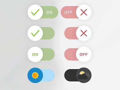 On/Off Switch — DailyUI Design Challenge 15/∞ dailyui figma onoff switch ui