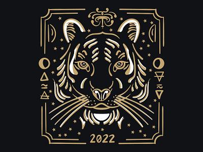 Tiger. Symbol of the year 2022