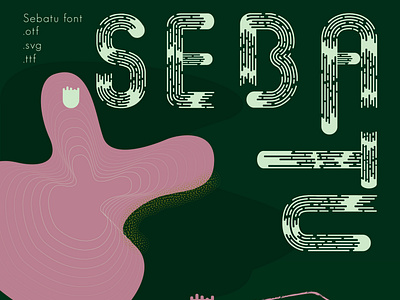 Sebatu modern font