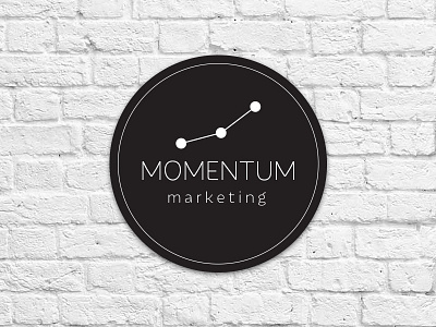 Momentum Marketing Logo logo marketing