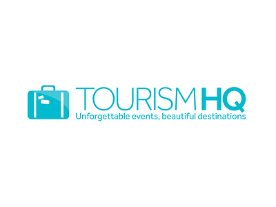 TourismHQ holiday logo suitcase tourism tropical