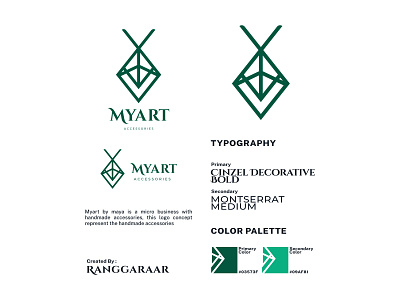 Myart Logo Breakdown branding graphic design icon logo logo breakdown
