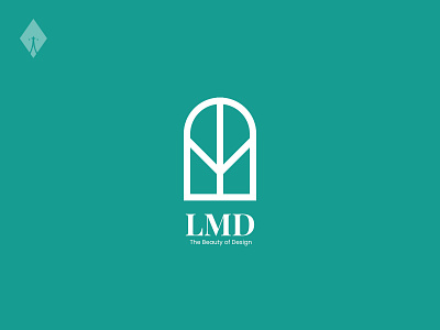 LMD - Logo design abstract branding business corporate design graphic design icon industry interior logo minimallist monogram pictorial