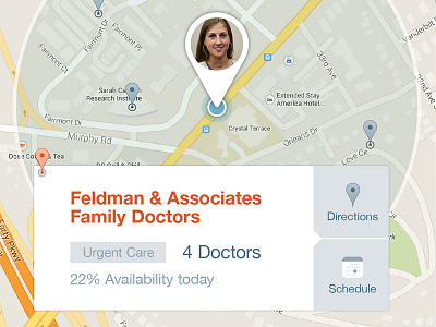 Find a doctor [concept] app ios