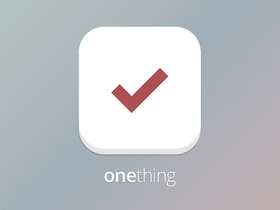 OneThing app logo/icon app icon ios