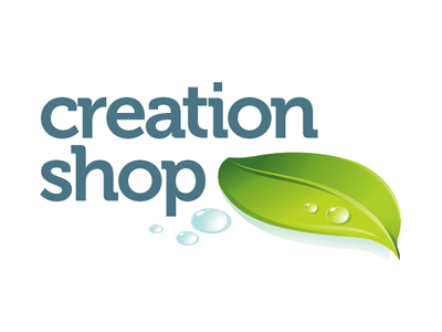 Critique: Creation Shop Logo branding leaf logo organic