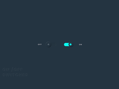 ON/OFF Switches app design illustration ui xd