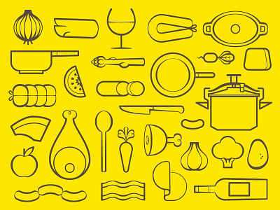 cooking icons cooking food icons pattern pictograms