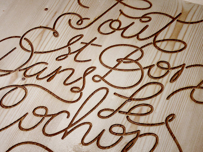 laser wood engraving