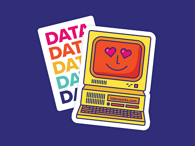 Data Love Stickers