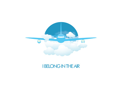 Aeroplane illustration brand branding cartoon design flat illustration illustrator lettering logo minimal typography vector