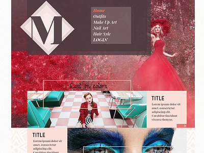 MATCH TREND - fashion service concept fashion graphic design ui ui design ux ux design visual design web design