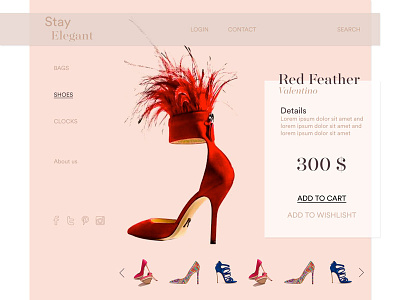 Product Page - Luxury e-commerce ecommerce graphic graphic design luxury product page shoes ui ui design visual visual design web web design