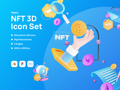 Nepty - NFT 3D Illustration