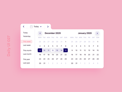 Daily UI 027 Dropdown app design appui appuidesign calendar ui daily ui daily ui 027 dailyui dailyui 027 dailyuichallenge date picker date picker ui date selector design dropdown calendar dropdown date dropdown date picker