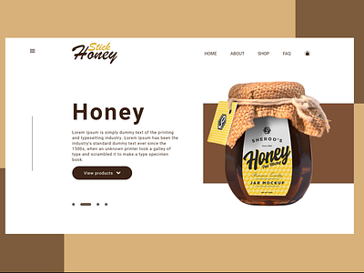 Stick honey