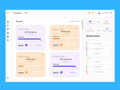 Project management admin design admin panel admin template app dashboard design flat homepage project management ui ux