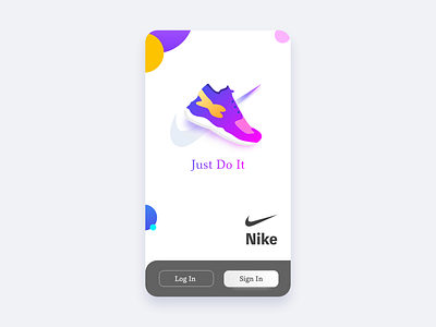 Nike illustration ui