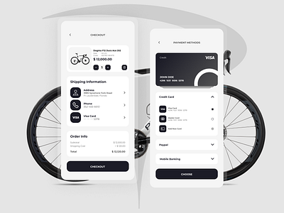 Credit Card Checkout #DAILYUI002 app checkout credit card design mobile payment payment method pinarello roadbike ui uiux ux