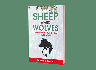 Sheep Amid Wolves Cover 3d book cover adobe photoshop book book cover book cover design books branding design ebook cover ebook cover design illustration kindle kindlecover nature vector website