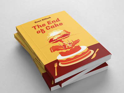 The End of Cake adobe book cover book cover design books branding design ebook cover ebook cover design illustration kindle kindlecover logo minimalist ui uiuxdesign userinterface vector