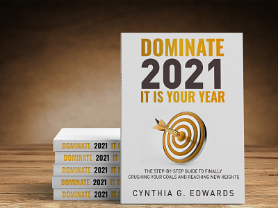 Dominate 2021 3d book cover behance book book cover book cover design books branding design ebook cover ebook cover design illustration kindle kindlecover logo ui ux vector