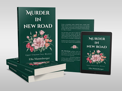 Murder in new road - Book cover design
