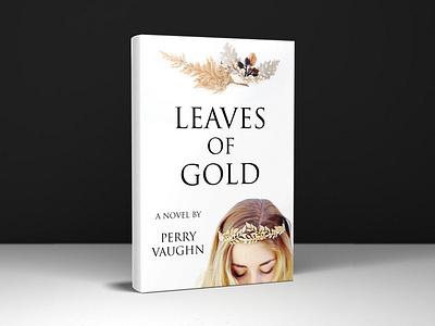 Leaves of gold book cover design