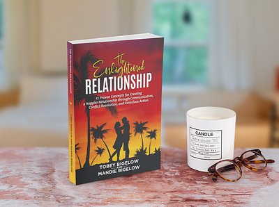 THE ENLIGHTENED RELATIONSHIP book cover book cover design books branding design ebook cover illustration kindlecover logo ui