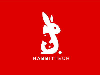 RabbitTech Logo Design 3d animation brand design brand identity branding graphic design icon icon design illustration logo logo art minimal motion graphics ui