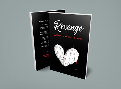 Revenge book cover 3d book cover book cover design books branding design ebook cover illustration kindlecover logo ui
