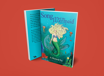 Song of the Mermaid Book Cover behance book art book cover book cover design book layout books branding design ebook cover formatting graphic design illustration kindlecover