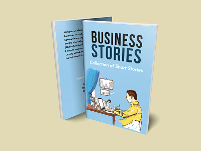 Business Stories Book Cover 3d animation book cover book cover design books branding design ebook cover illustration kindlecover logo motion graphics ui