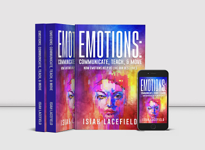 Emotions Book Cover 3d book cover book cover design books branding design ebook cover graphic design illustration kindlecover logo ui