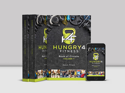 Hungry4 Fitness book cover book cover design books branding design ebook cover illustration kindlecover logo ui