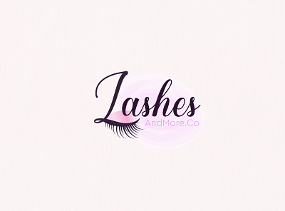 Lashes and More creative logo logo logo art logo creative logo desig logo design modern modern logo