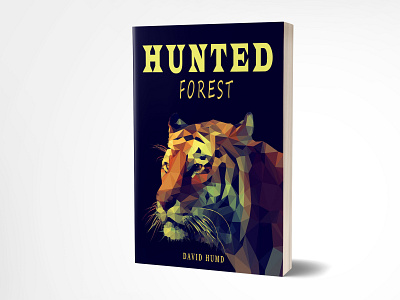 hunted forest book cover 3d book cover book cover book cover design ebook cover ebook cover design fiverr fiverrs illustration illustrator kindlecover tiger