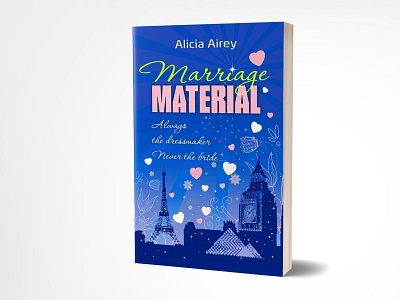 Marriage Material book cover design 3d book cover book book cover book cover design books branding creative design ebook cover ebook cover design icon identity illustration illustration art illustration art director design illustration artist illustration design illustrations kindlecover web