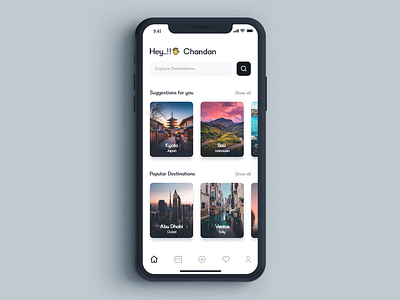 Travel App Design