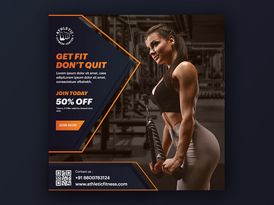 Fitness Social Media Ad Design