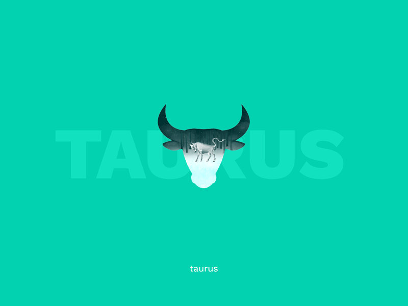 Taurus gifemoji illustration mythology taurus