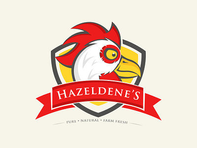 Logo brand flat identity logo logo chicken