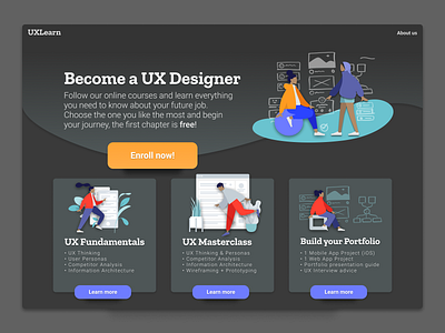 Daily UI 003 — Landing Page