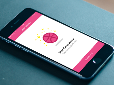 Hello dribbble dribbble hello invite ios mobile ui ux