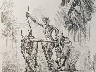 Farmer boy sketch