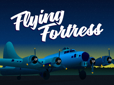 B-17 "Flying Fortress" illustration