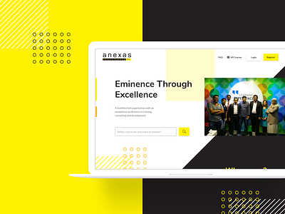 Landing Page Redesign exploration landing page redesign website yellow
